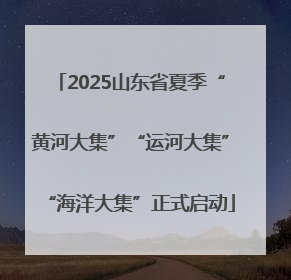 2025山东省夏季“黄河大集”“运河大集”“海洋大集”正式启动